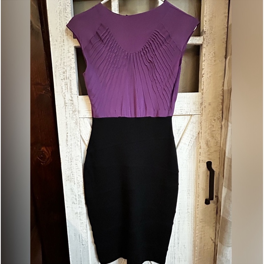 Bebe Bodycon Colorblock Dress - Picture 4 of 8